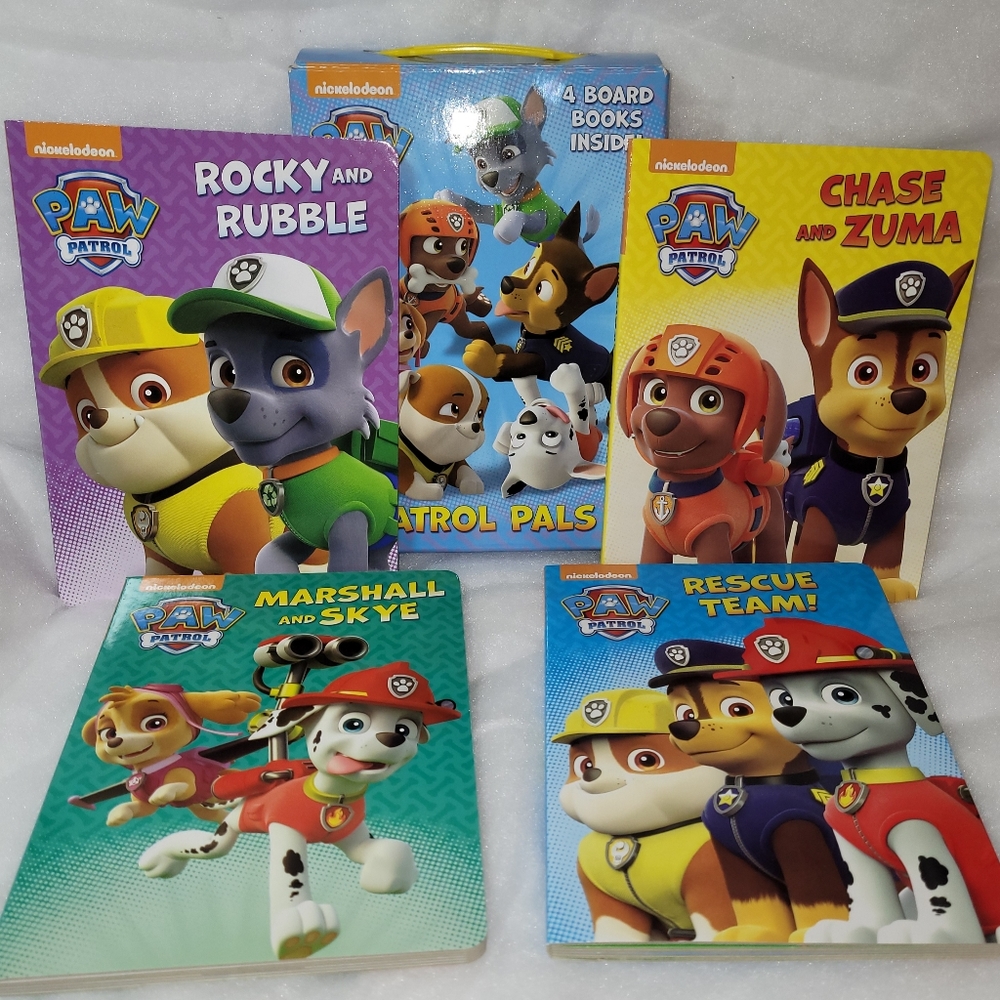 Paw Patrol board books. .. EUC